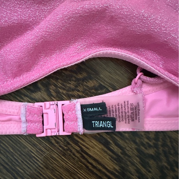 Triangl Pink Sparkly Bikini - Picture 4 of 4
